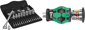 Wera 8100 SA 8 Zyklop Metal Switch Bitset/Steckschlüsselsatz inkl. Tasche, 28-tlg.