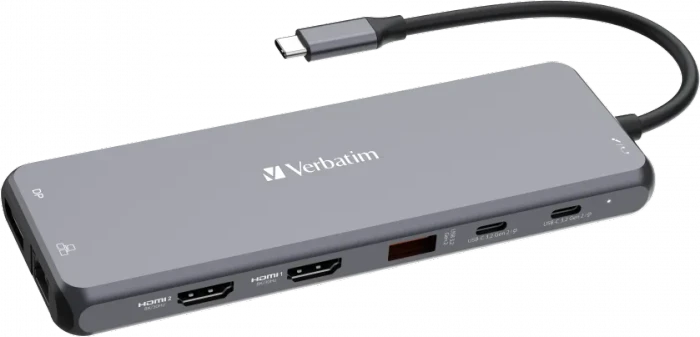 Verbatim USB-C Pro Multiport Hub CMH-13, USB-C 3.1 [Stecker]