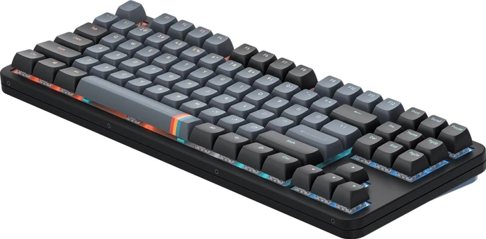 Dark Project ALU87A Midnight Gaming Keyboard, blau/schwarz, LEDs RGB, g3ms Zircon Speed, USB, US