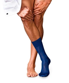 Falke No. 10 Pure Fil d'Écosse Socken royal blue (Herren)
