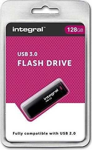 Integral Black 128GB, USB-A, USB 3.2 Gen 1×1