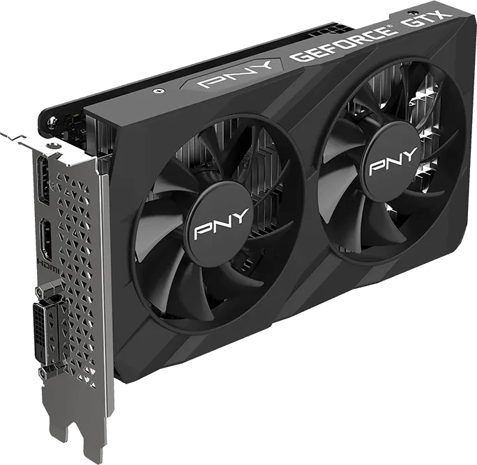 PNY GeForce GTX 1650 Verto Dual Fan, 4GB GDDR6, DVI, HDMI, DP