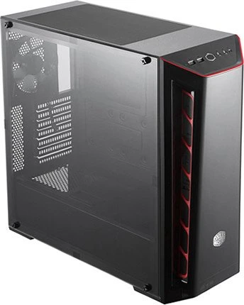 Cooler Master MasterBox MB520, rot, Acrylfenster