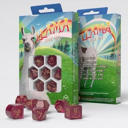 Q-Workshop Würfelset Llama