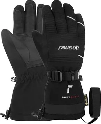 Reusch Maxim Gore-Tex Skihandschuhe schwarz/weiß (Junior)