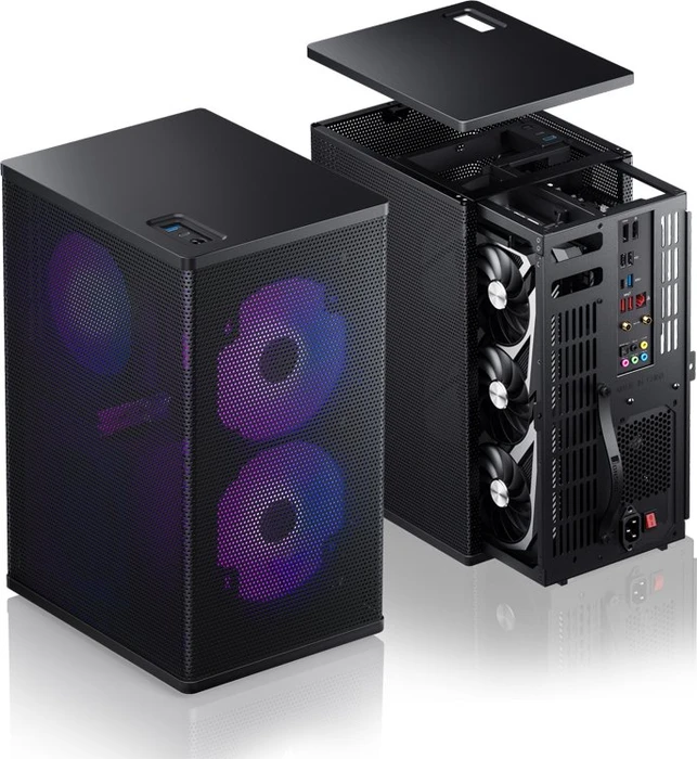 Jonsbo VR3 Black, schwarz, Mini-ITX