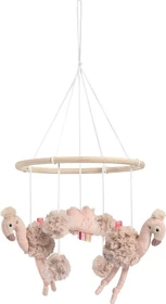 Fehn Lazy, Crazy & Pink Holz-Mobile Flamingo