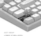 Dark Project ALU81A Terra Nostra Gaming Keyboard, weiß, LEDs RGB, g3ms Moonstone, USB, DE Vorschaubild