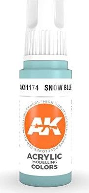 AK-Interactive 3rd Gen Acrylic Colors Acrylic Modelling Colors snow blue, 17ml