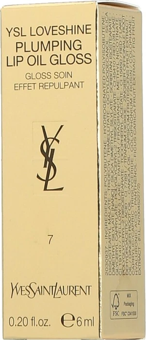 Yves Saint Laurent Loveshine Plumping Lip Oil Gloss 7 strawberry star, 6ml