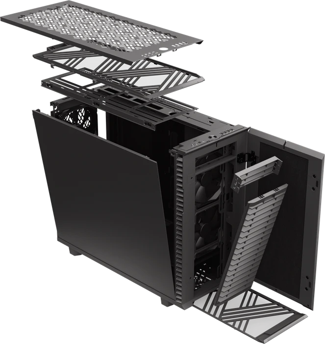 Fractal Design Define 7 Gray Solid, schallgedämmt