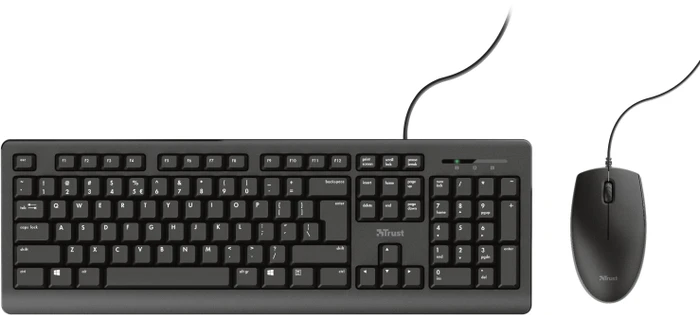 Trust Primo Tastatur & Maus Set, USB, DE