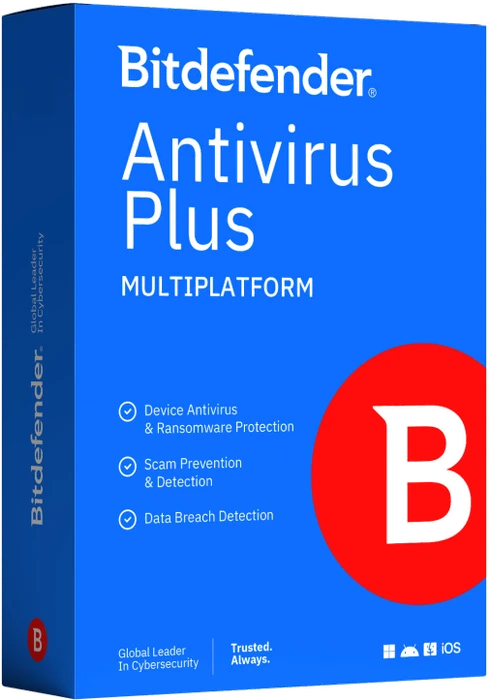 BitDefender AntiVirus Plus Multiplatform, 1 Gerät, 2 Jahre, ESD (multilingual) (Multi-Device)