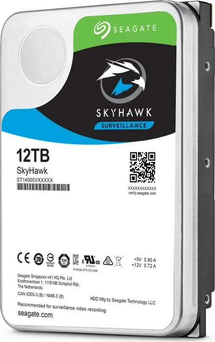 Seagate SkyHawk 12TB, 24/7, 512e / 3.5" / SATA 6Gb/s
