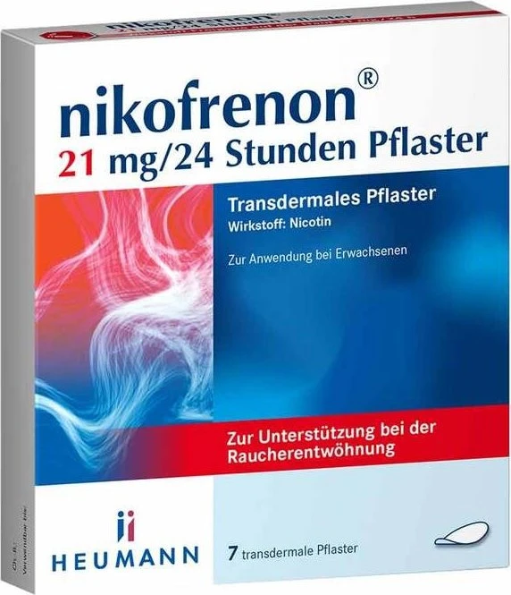 Heumann Nikofrenon 21mg/24 Stunden Pflaster, 7 Stück