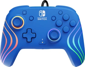 PDP Afterglow Wave Wired Controller blau (Switch)