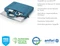 Dicota Eco Slim Case Base 13-14.1" Notebooktasche blau Vorschaubild