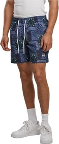 Urban Classics Pattern Badeshorts navy bandana aop (Herren)