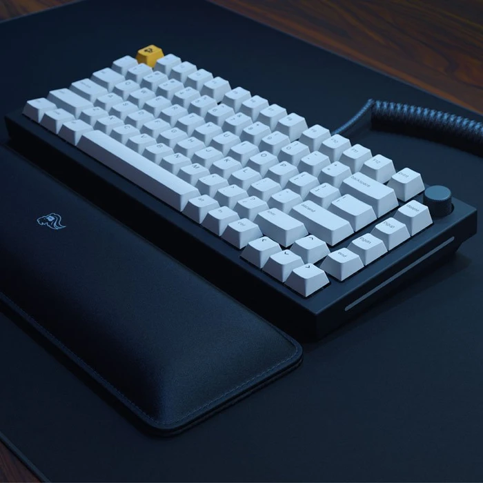 Glorious GMMK Pro Pre-built Gaming Keyboard, LEDs RGB, Glorious Fox linear, Black Slate/Artic White, US