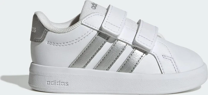 adidas Grand Court 3.0 cloud white/silver metallic (Junior)