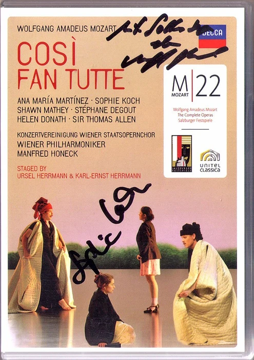 Wolfgang Amadeus Mozart - Mozart 22: Cosi fan tutte (DVD)