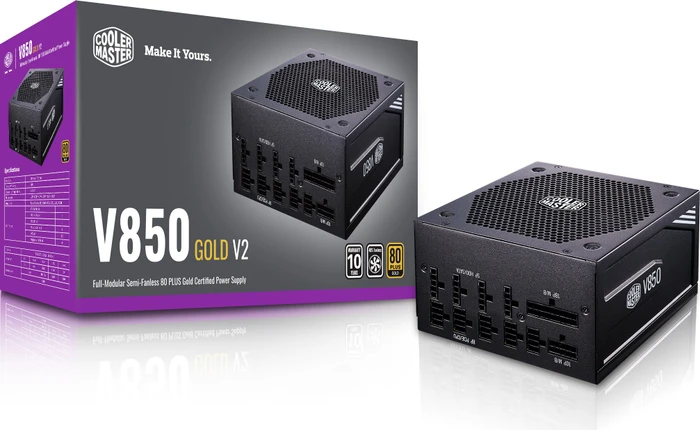 Cooler Master V-Series V850 Gold V2 850W, ATX 2.52