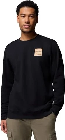 Columbia Trek Crew Sweatshirt black/boxy brand (Herren)
