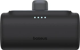 Baseus Compact Series 5000mAh Fast Charging Power Bank 20W PD With Built-in Type-C Connector schwarz