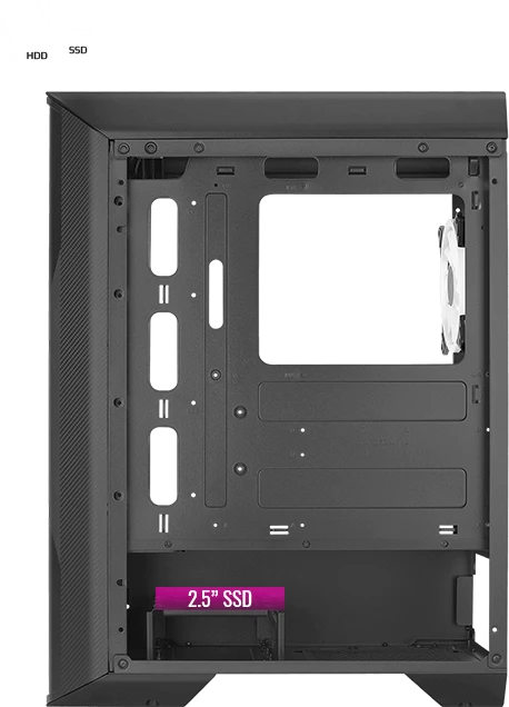 AeroCool Splinter Duo, Glasfenster