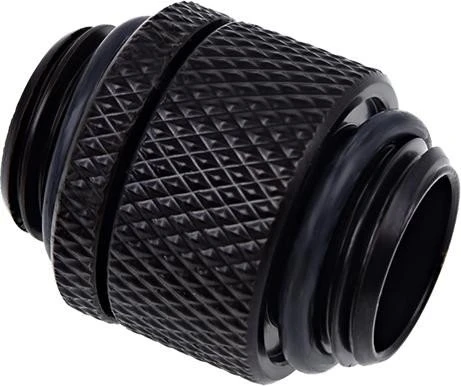 Alphacool Eiszapfen Doppelnippel G1/4", schwarz