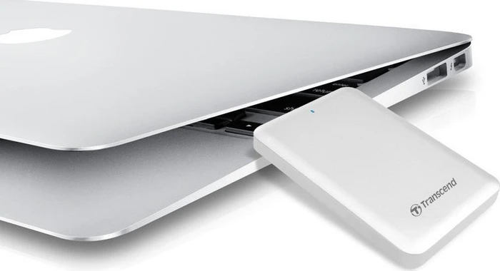 Transcend StoreJet 500 Portable SSD, 256GB, USB 3.0 Micro-B/Thunderbolt 1 / Mini DisplayPort 1.1a