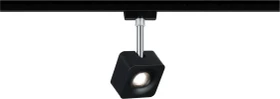 Paulmann URail Cube Schienensystem LED Spot 8W schwarz matt, 1 Stück
