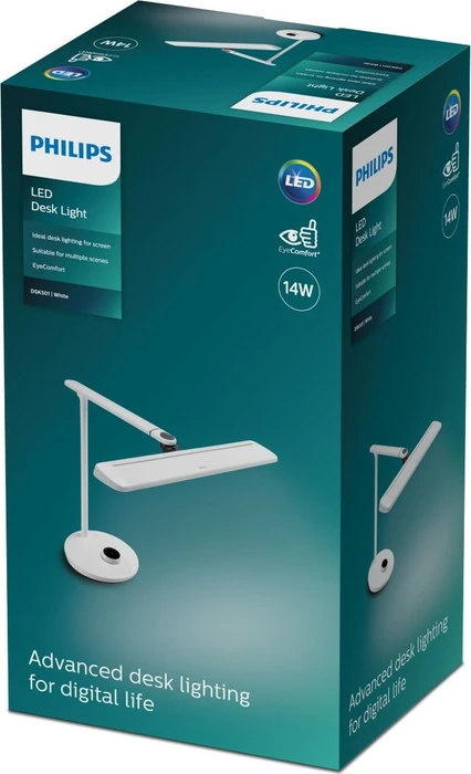 Philips Funktional WK 14W Tischleuchte weiß