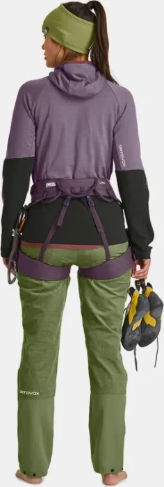 Ortovox Fleece Rib Hoody Funktionsjacke wild berry (Damen)
