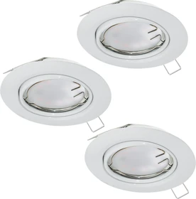 Eglo Peneto rund 8.7cm Einbauleuchte weiß, 3 Stück