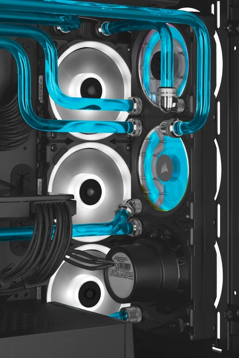 Corsair iCue 5000D RGB Hydro X, schwarz, Glasfenster