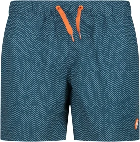 CMP Geometrisches Muster Badeshorts bluesteel/hydro (Herren)