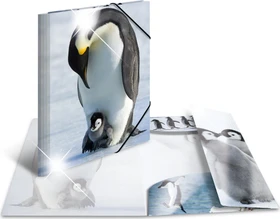 Herma Glossy Tiere Sammelmappe, A3, Pinguine
