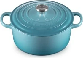 Le Creuset Signature Gusseisen Bräter rund 22cm 3.3l karibik
