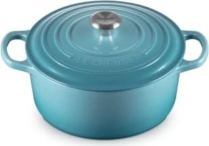 Le Creuset Signature Gusseisen Bräter rund 22cm 3.3l karibik