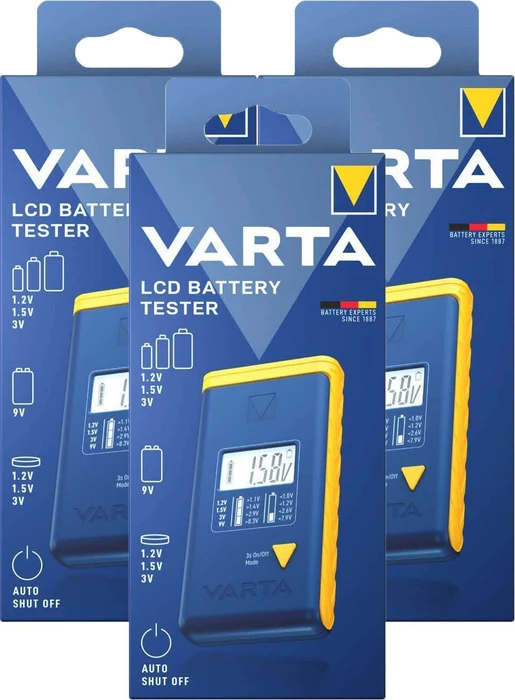 Varta LCD Digital Battery Tester