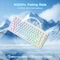 Attack Shark X82PRO HE Magnetic 75%, weiß mit Kontur, LEDs RGB, Outemu White Jade Magnetic, USB/Bluetooth, US Vorschaubild