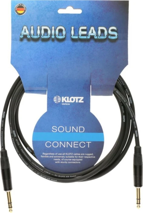 Klotz Audio Leads TRS 3.0m