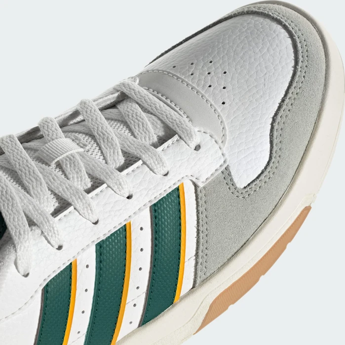adidas Courtwave core white/collegiate green/crew yellow (Herren)