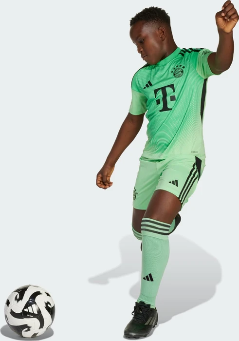 adidas FC Bayern München 2025/2026 Torwarttrikot kurzarm Glory mint (Junior)