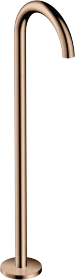 Hansgrohe Axor Uno Wanneneinlauf gebogen bodenstehend polished red gold