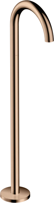 Hansgrohe Axor Uno Wanneneinlauf gebogen bodenstehend polished red gold
