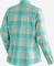 Maier Sports Kendra Hemd langarm turquoise check (Damen) Vorschaubild