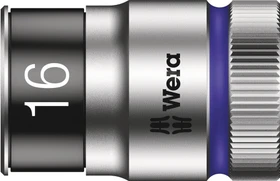 Wera 8790 HMC HF Zyklop Außensechskant Steckschlüssel 1/2", 16x37mm
