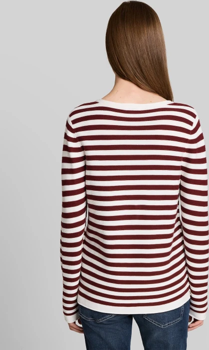 Tom Tailor Rundhalsausschnitt Strickpullover rot (Damen)